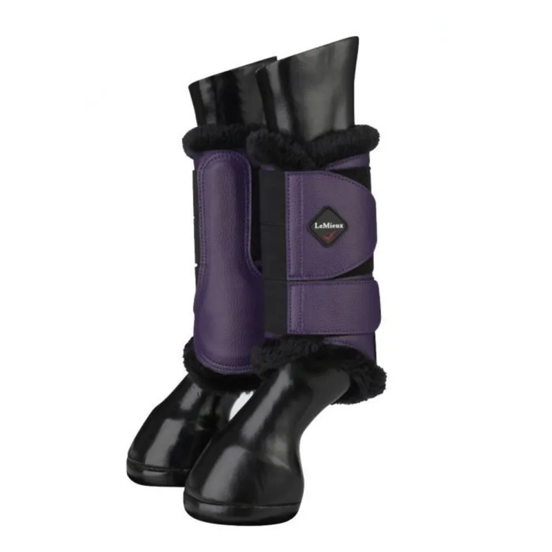 LeMieux Fleece Lined Boots - Blackcurrant
